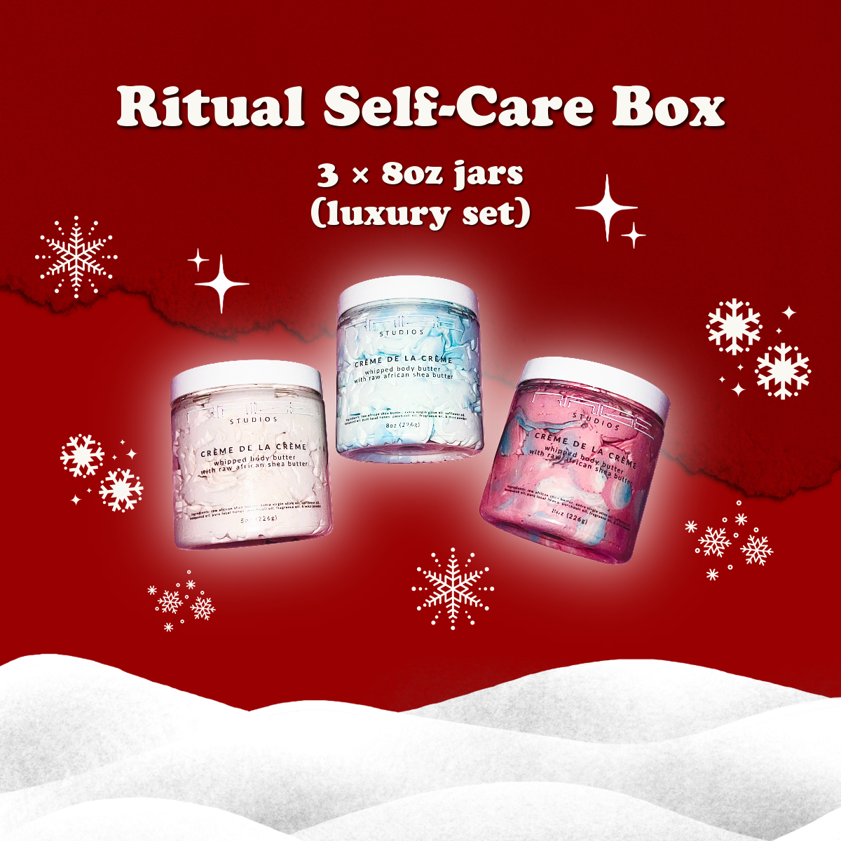 rage studios the best of the best whipped body butter ritual self car box luxury set